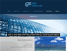 Tablet Screenshot of gscglass.com